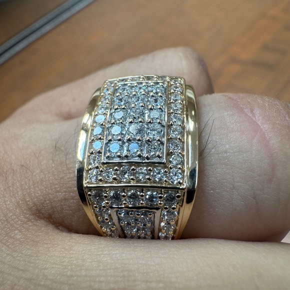 Gold and Silver Men's Ring